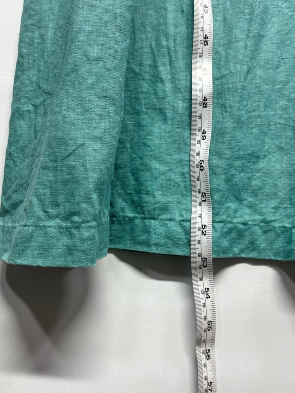 ✨J. Jill 100% Line Pintuck Sleeveless Teal Maxi Dress Size M - Picture 11 of 11